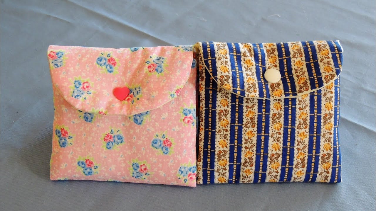 DIY - PORTA ABSORVENTE EM TECIDO (SUPER FÁCIL)