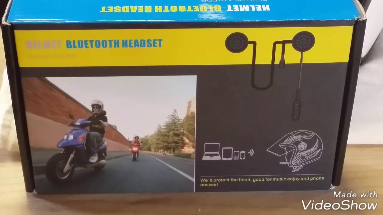 Installation, test, and review of the $18.00 eBay purchased Bluetooth Motorcycle Helmet Headset.