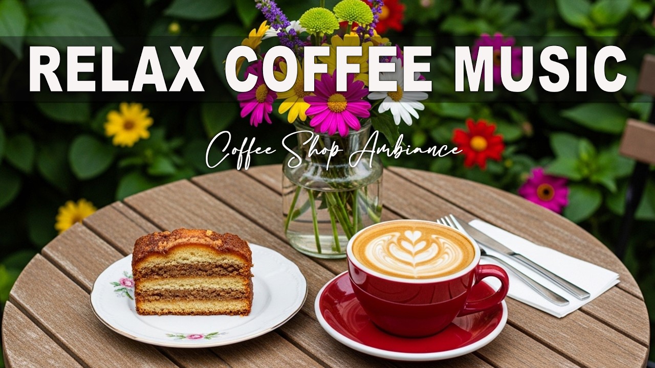 Relax Coffee Music☕ Coffee Shop Ambiance ~ Sweet Bossa Nova Instrumental for  Upbeat Moods
