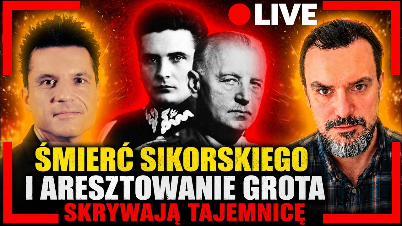[LIVE] Tajemnica aresztowania Grota-Roweckiego i śmierci Sikorskiego. Jan Piński, Andrzej Ceglarski