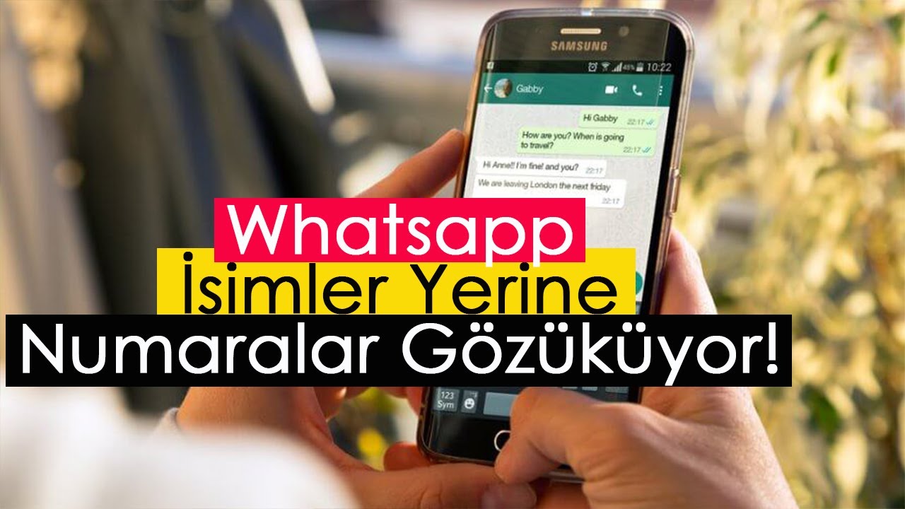 Whatsapp İsimler Yerine Numaralar Gözüküyor! (Çözüm)