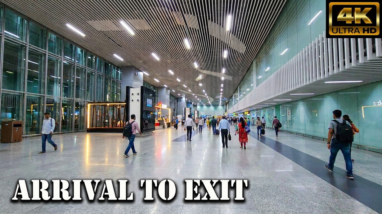 🛬 🇮🇳 Kolkata Airport Arrival to Exit 🛬 4k #কলকাতা