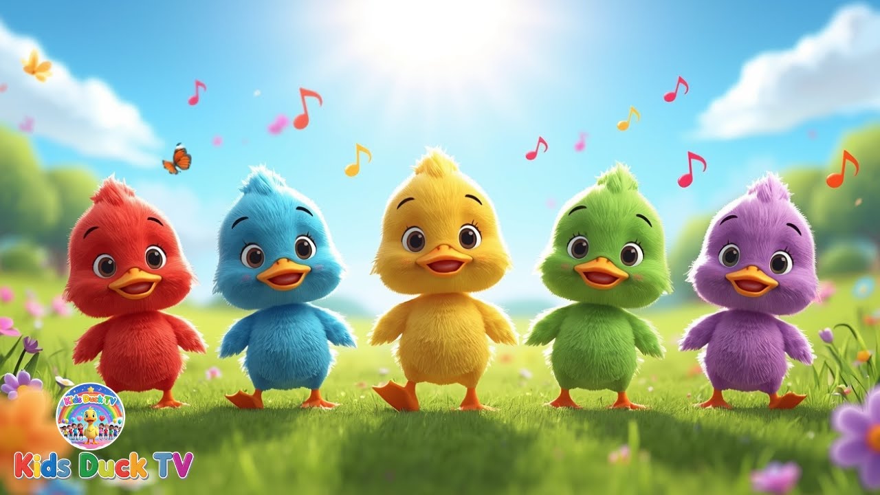 Five Little Ducks’ Sunny Day | Classic Counting Song | Nursery Rhymes