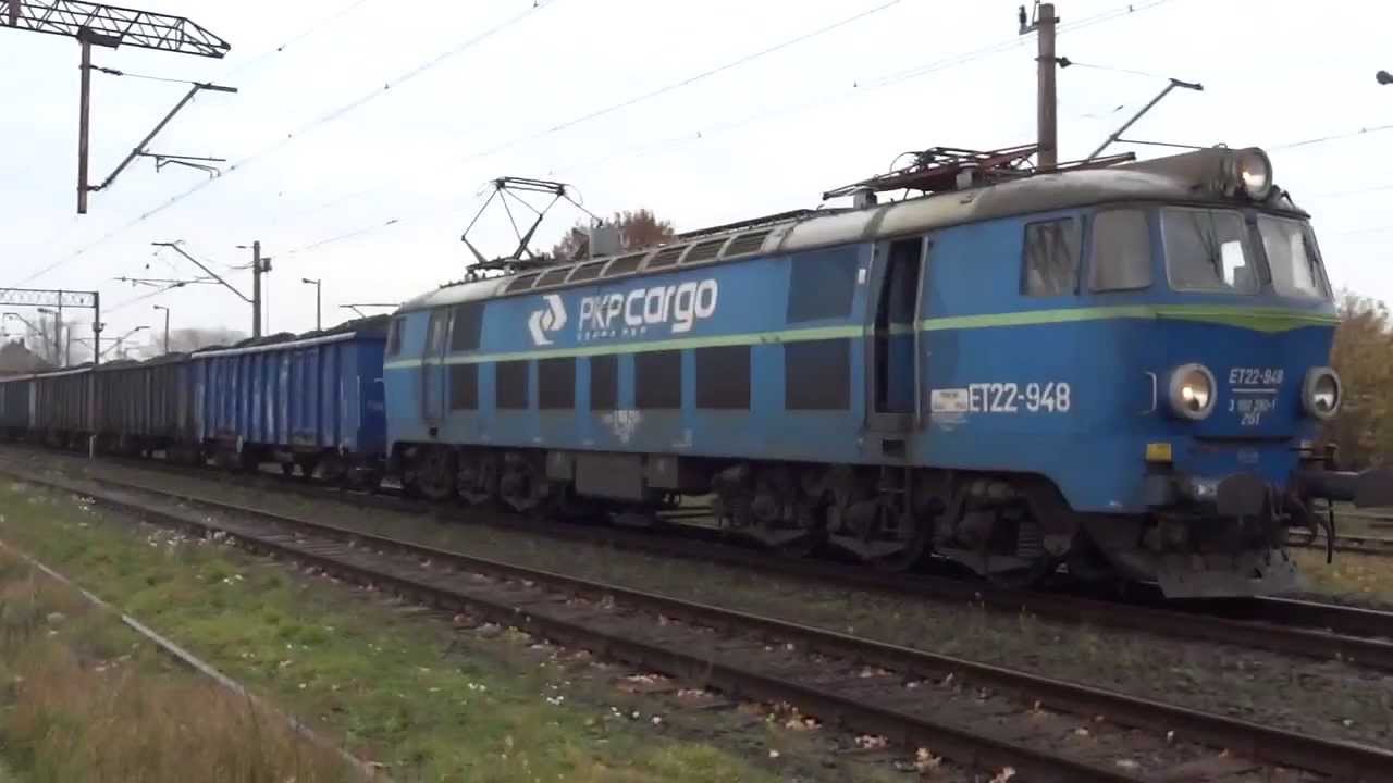 Pociągi towarowe na stacji Poznań Krzesiny