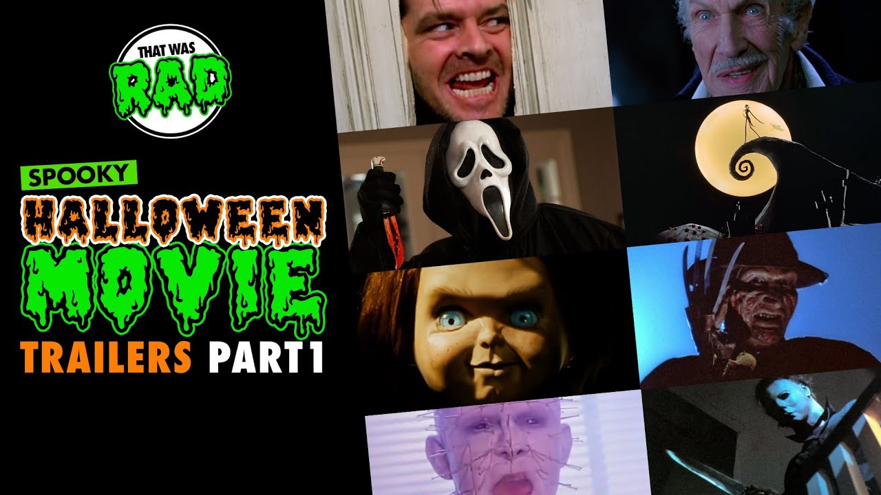 Fun, Spooky, Scary Horror Film Trailers Compilation for Halloween Movie Night Inspiration | PART 1