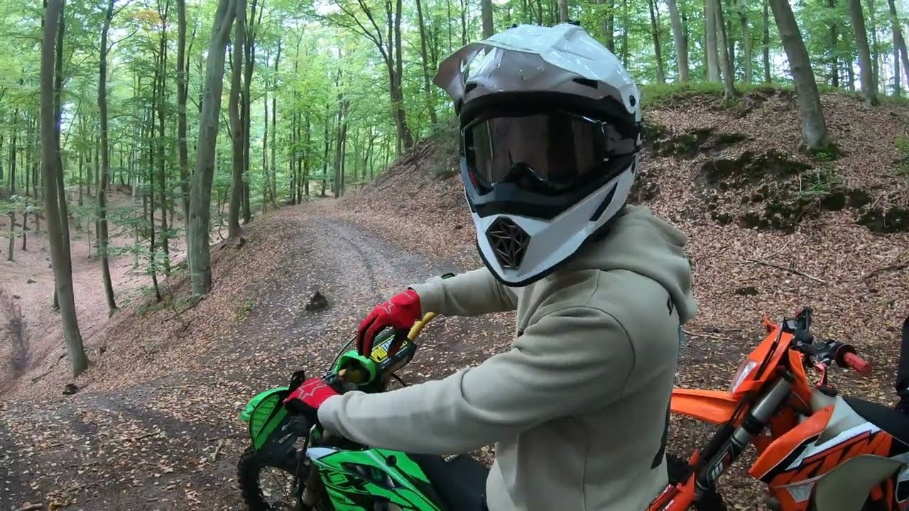 Enduro Pomorze - The new crazy rider on a Kawasaki KXF 250