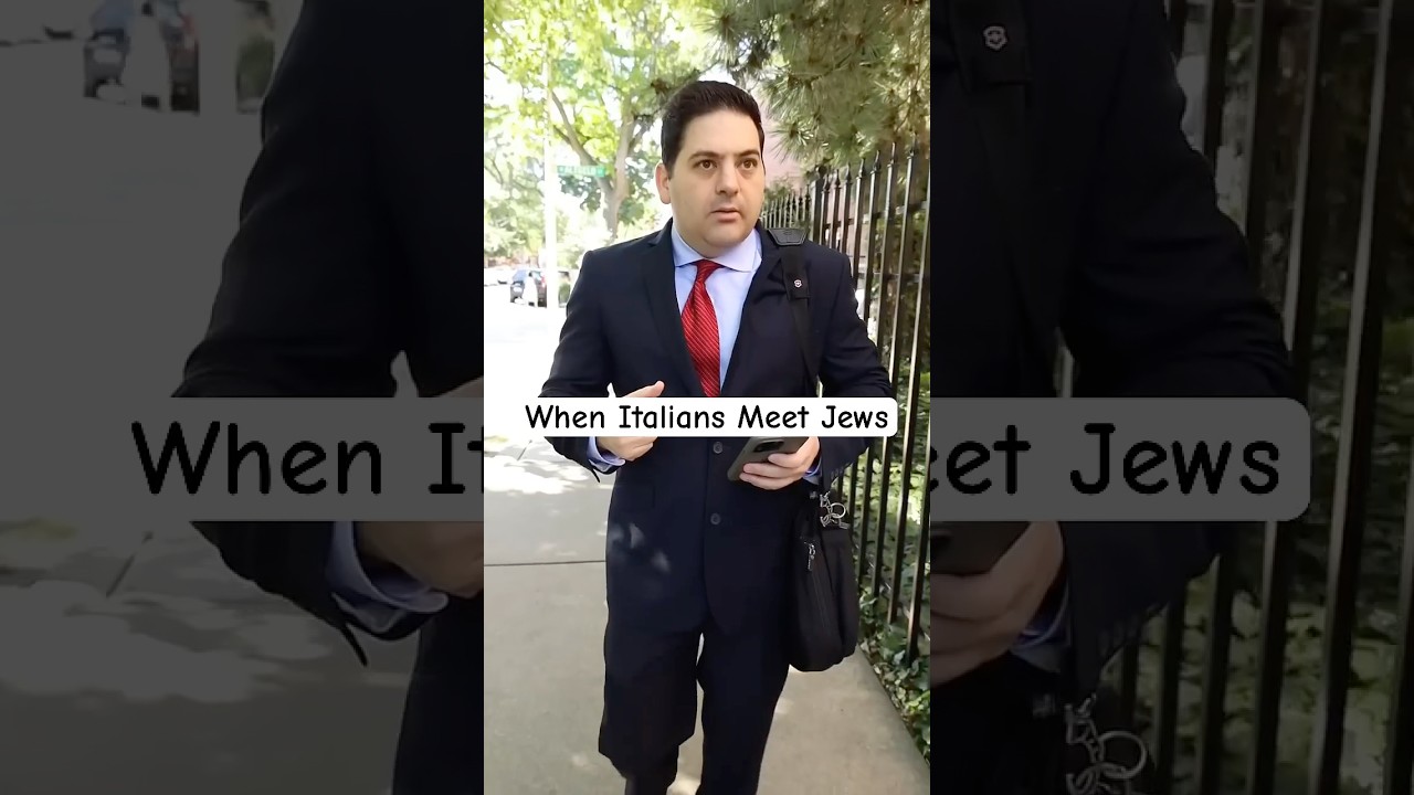 Когда итальянцы встречают евреев #шорты