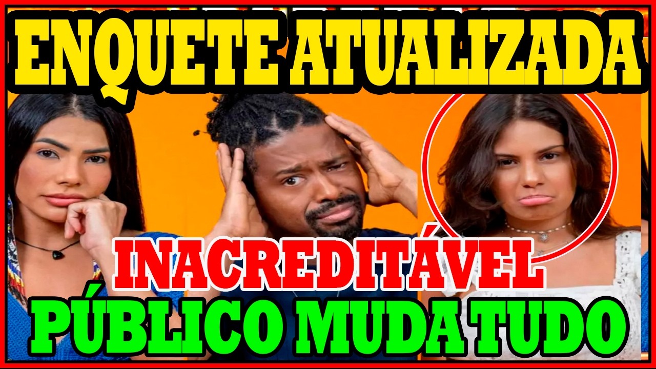 BBB 2026:  ENQUETE ATUALIZADA aponta QUEM VAI  SAIR DO BBB26  Leandro,Marciele ou Gabriela
