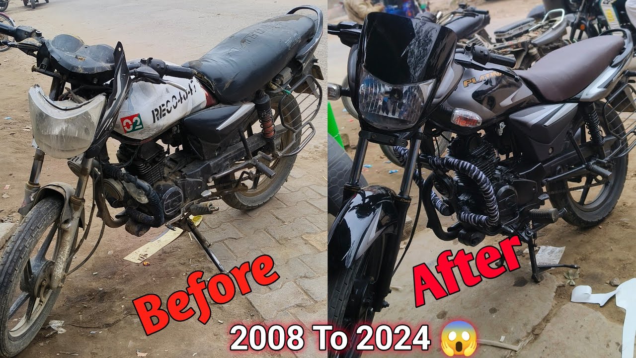 Old Platina Bike | To New Platina 2024 Modification | Bjaja Platina Modified @Kk Radium