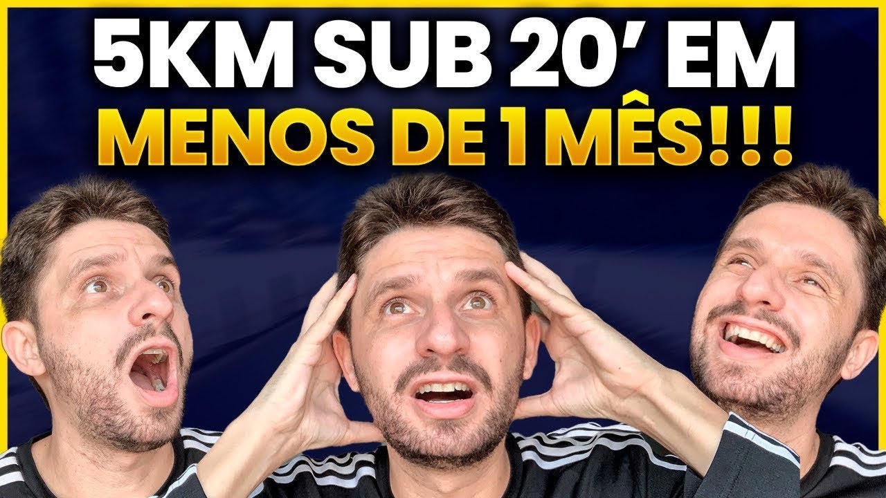 O PASSO A PASSO PARA CORRER 5KM ABAIXO DE 20&rsquo; MINUTOS EM 1 M&Ecirc;S