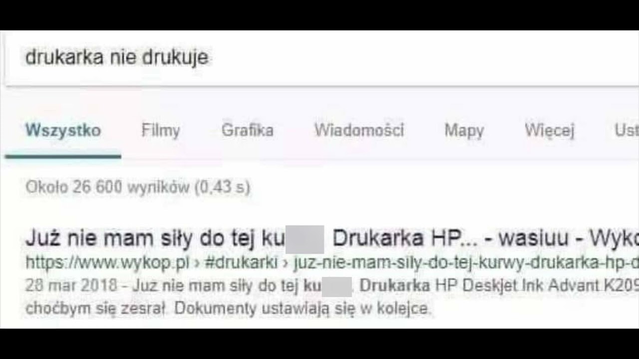 Problemy z drukarką