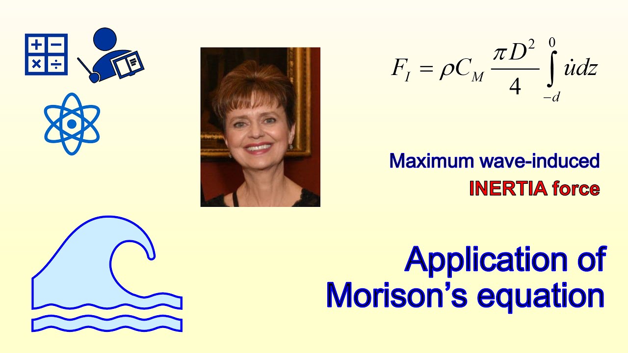 Morison Equation - wave loads on structures INERTIA force