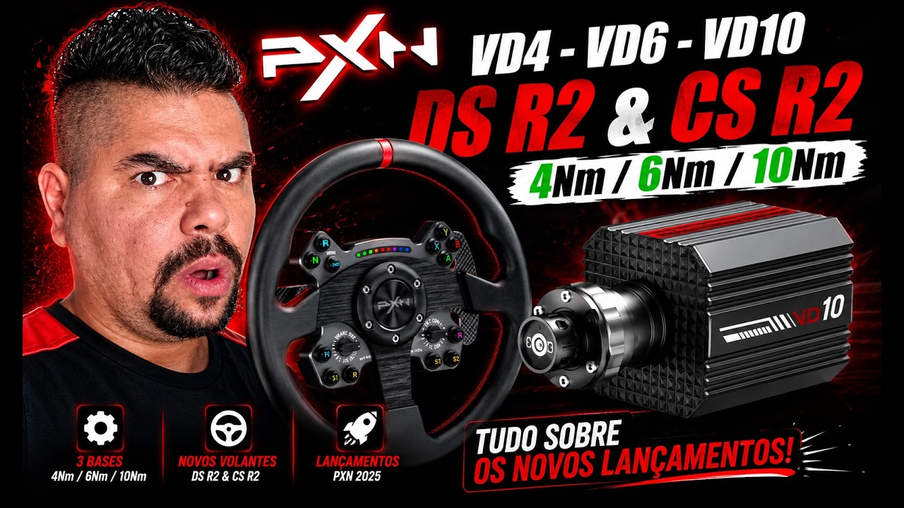 Descubra os SEGREDOS dos Novos Lançamentos PXN VD4, VD6, VD10 e Volantes!