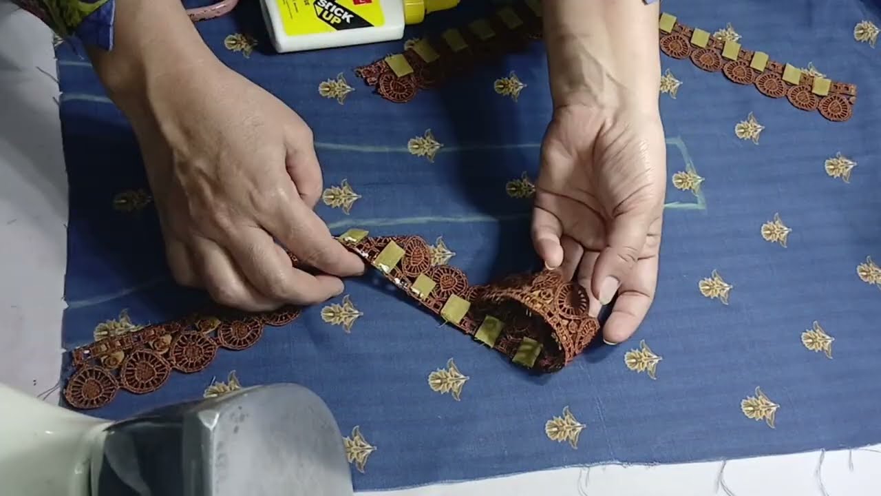 Very easy 👌 neck design stitching idea/simple and branded neck design cutting tutorial 