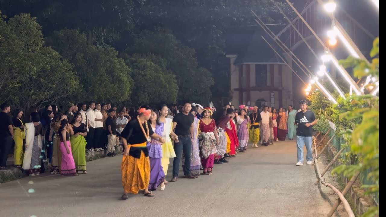 Mera Wayungba Traditional attire Thabal Chongba at Manipur University , Canchipur 
