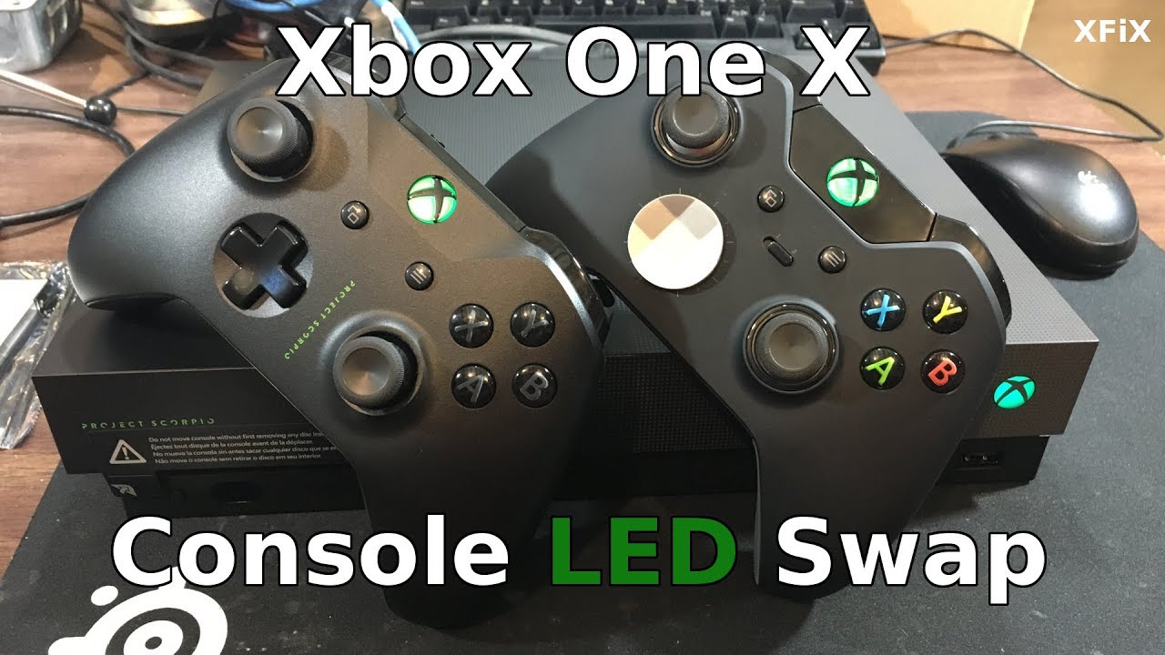 Xbox One X Scorpio Console LED Swap