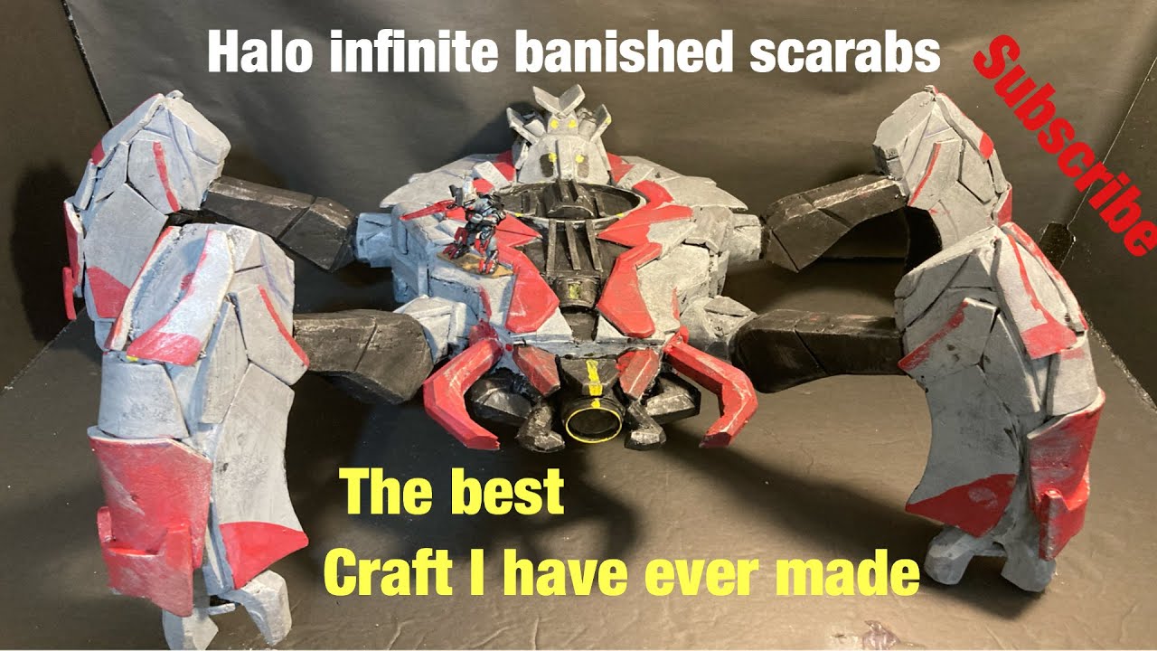 Halo mega construx Halo infinite banished scarab for MOC and Dioramas ( made with eva foam)