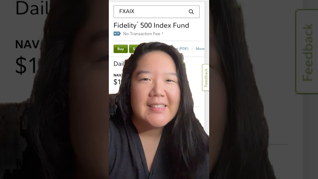 Fidelity S&P 500 Index Fund #personalfinance #finance #investing #FXAIX