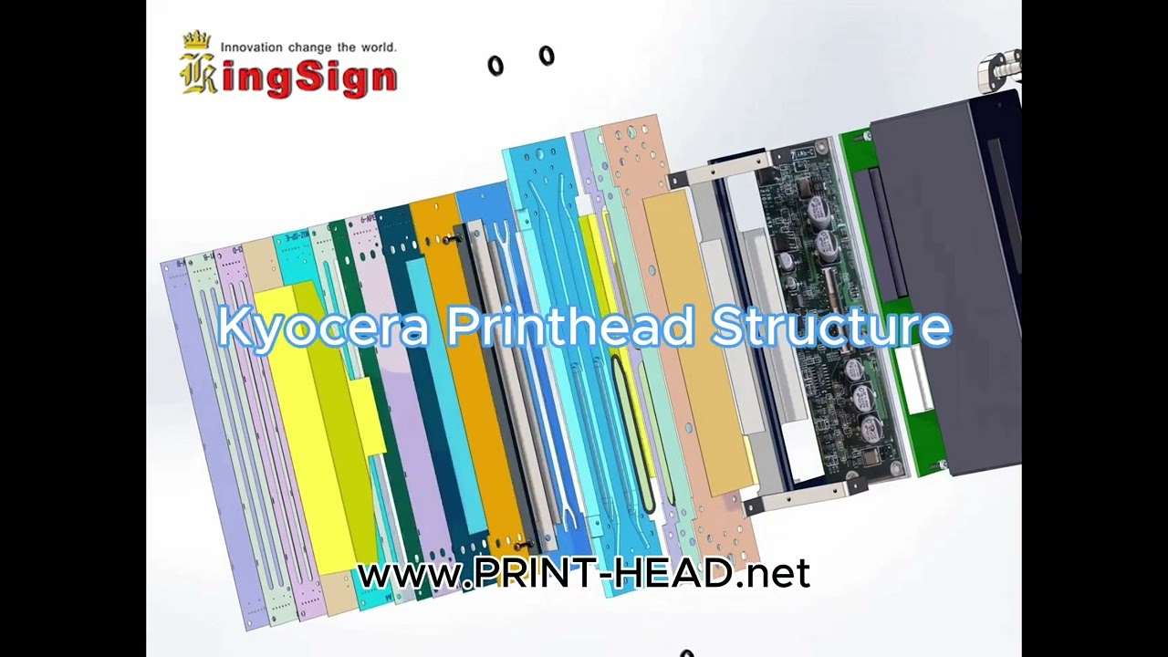 Kyocera Printhead Structure