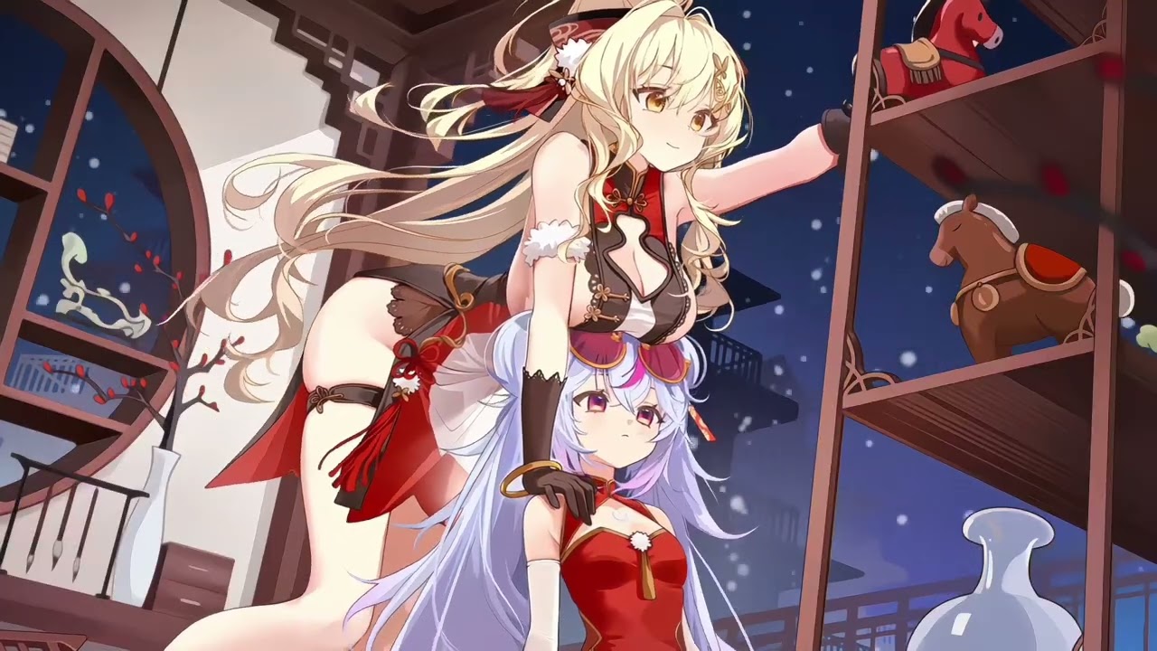 Laniaitte and tiara animation.When we unite as one to welcome the spring/锦绣同心迎春时 animation 