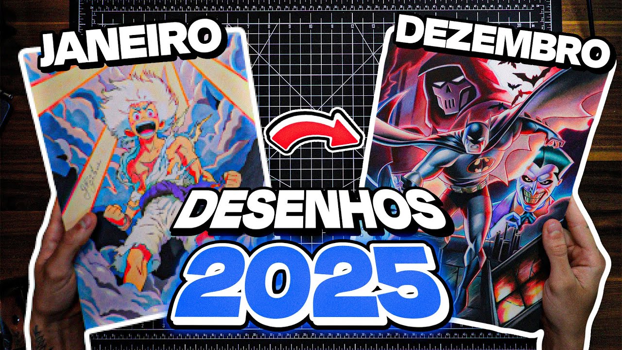 &Iacute;NCRIVEL! TODOS os MEUS DESENHOS de 2025! | Jovem Desenhista