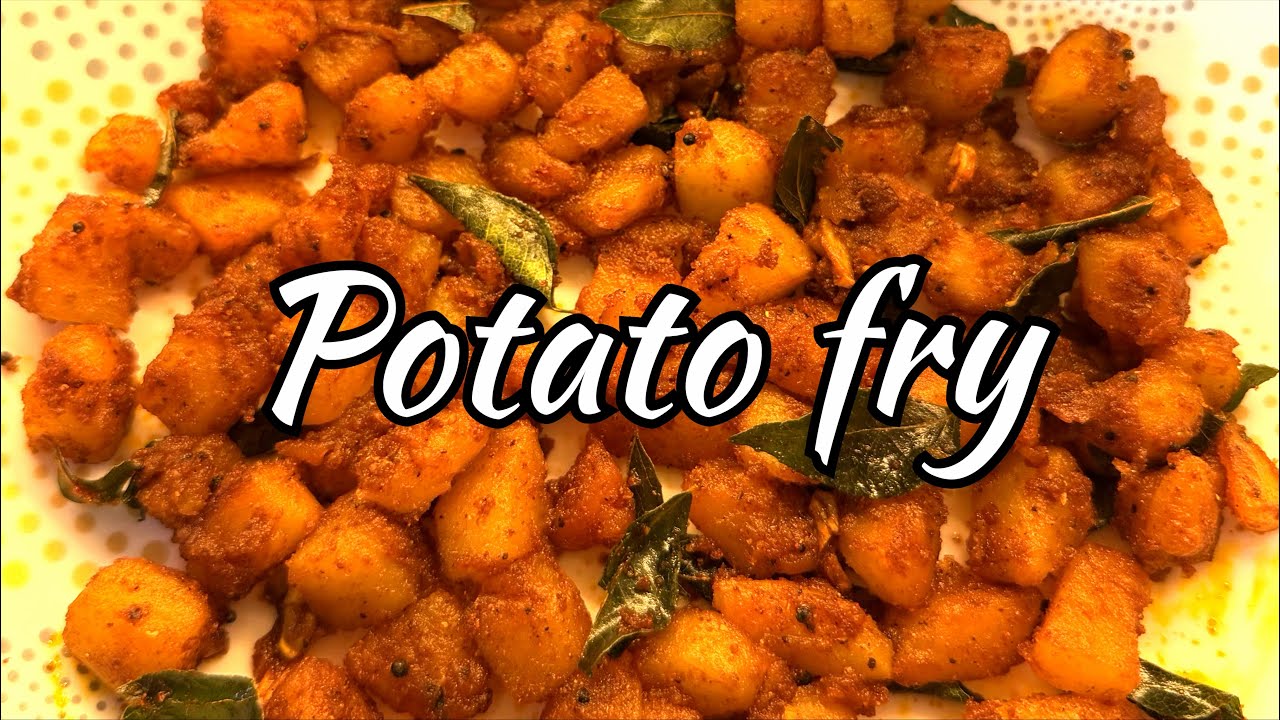 POTATO FRY🥔 Kerala recipe|simple recipe|urulakkizhangu fry| Asna_official