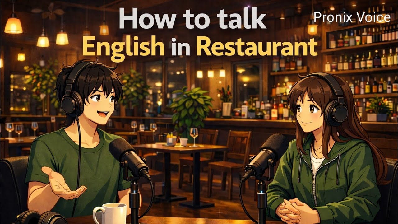 How to Talk English in a Restaurant | Real Life English Conversation for Travel & Daily Life