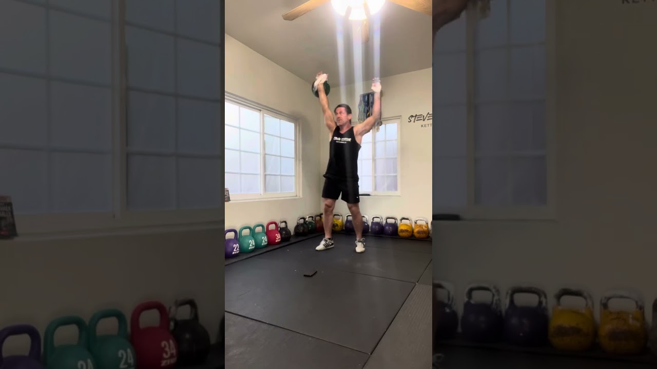 Steve Cotter 24kg Snatch 5 min set for IKFF online World Championship - CMS IKO Rank