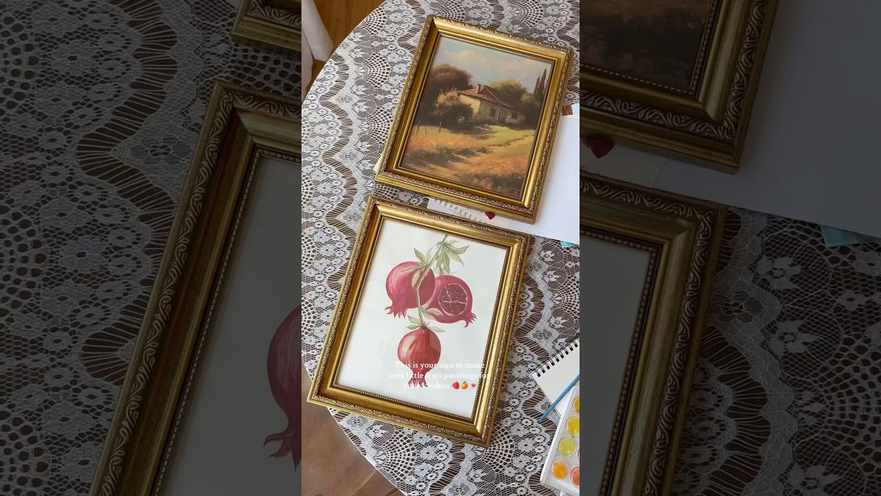 I love painting🍓💌 