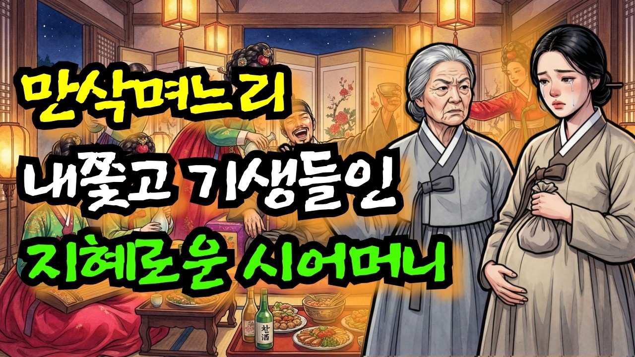 만삭 며느리 내쫓고 기생 집에들인 지혜로운 시어머니 ㅣ야담 옛날이야기 설화 민담 인생지혜 수면동화