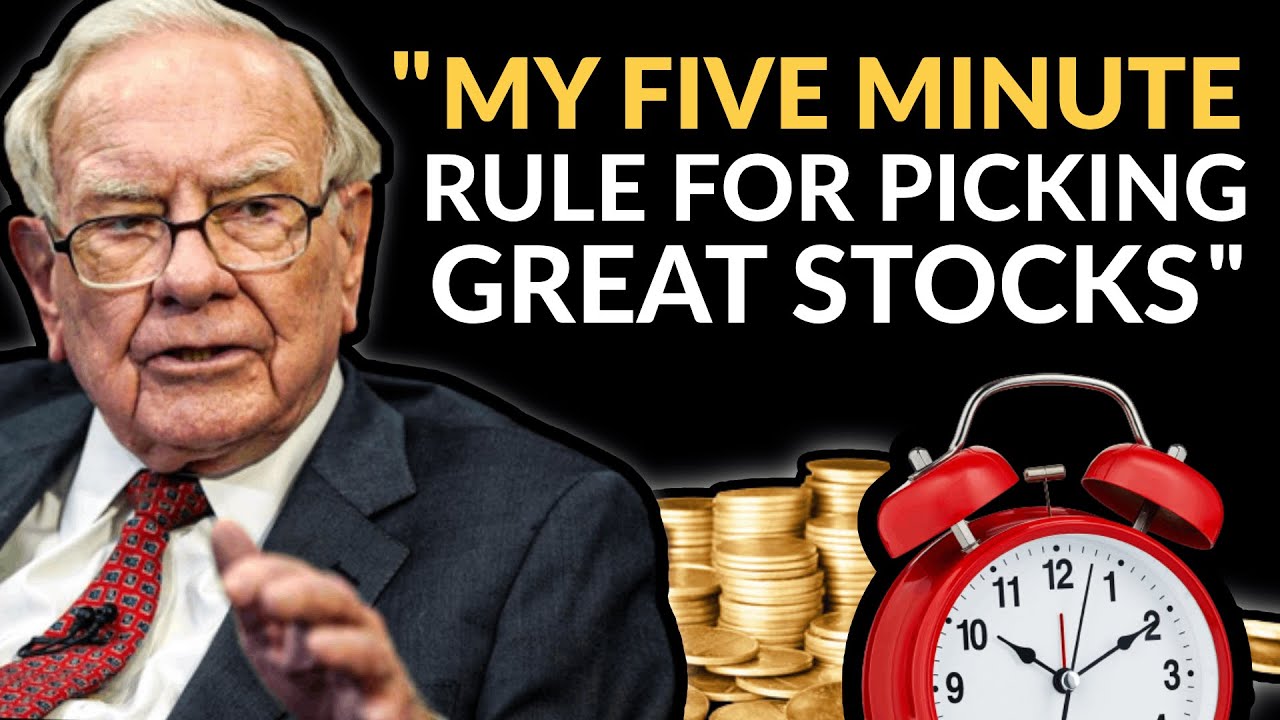 Warren Buffett's Five Minute Stock Picking Rule