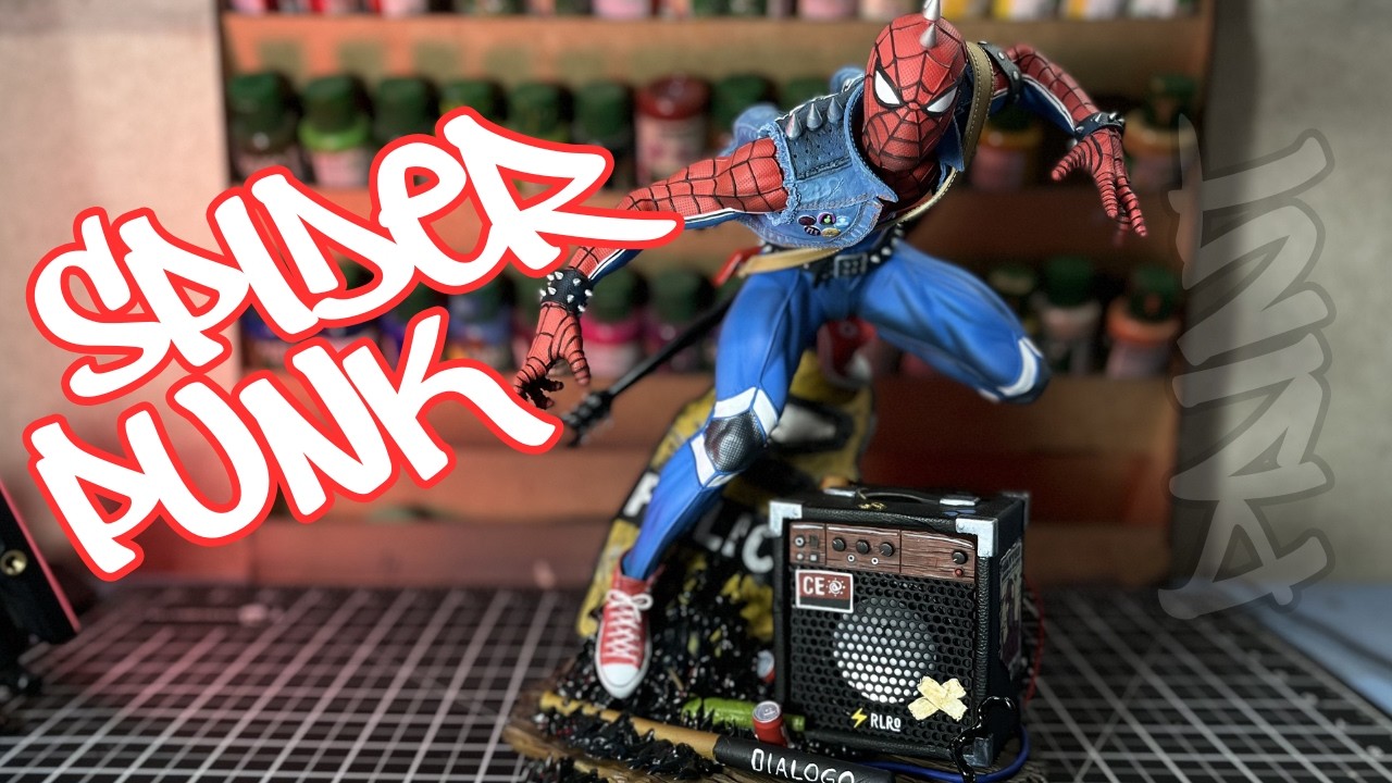 Como Pintei o Spider Punk!