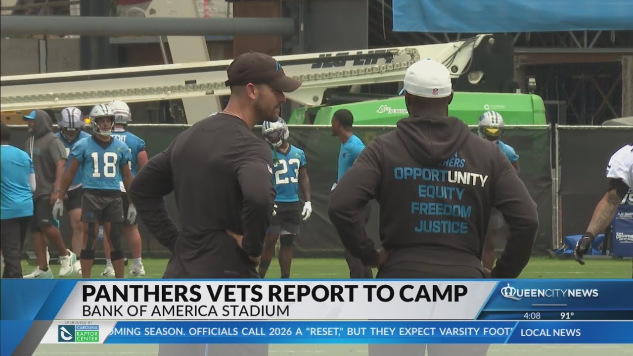 Ветераны Carolina Panthers прибыли в тренировочный лагерь