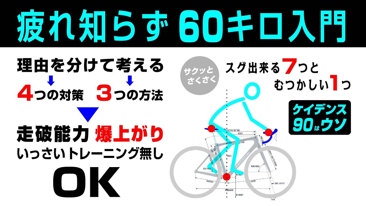 🔰 [脱初心者] 60キロを疲れずにさっくさくで走ろう ペダリング入門シリーズ #ロードバイク #初心者 #脱初心者 #ロードバイク #ブルベ #サイクリスト #ミクチャ #ようよう