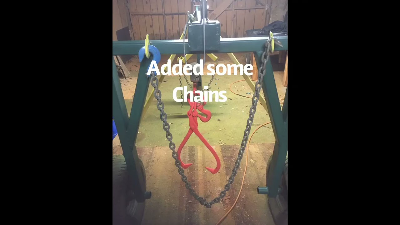 Building a log arch. Easy peasy.