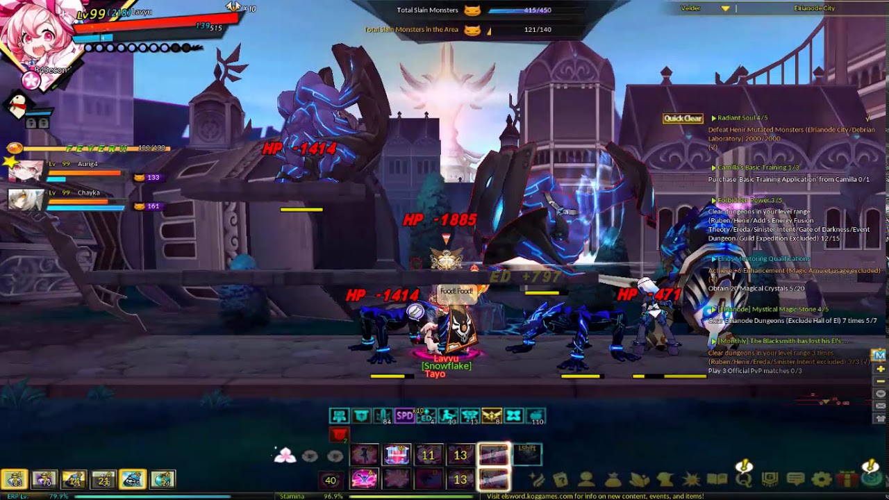 [Elsword INT] Shining Romantica Elrianode City