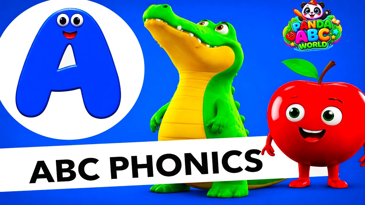 ABC Phonics Song | Nursery ABC Panda Songs | Educational YouTube Videos | Sing Along Phonics Sounds