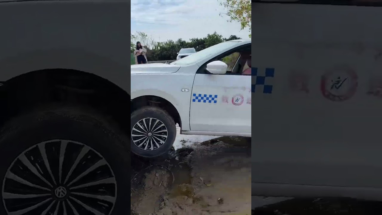 What Should I Do If All Four Wheels Accidentally Fall Off A Curb While Reversing