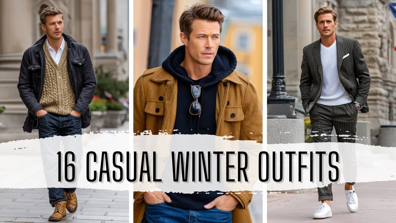 16 Casual Winter Outfits for Men That Look Effortlessly Cool!