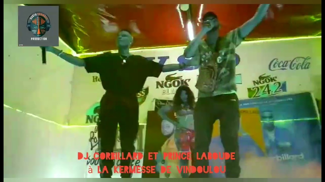 Dj Corbillard et Prince Laboude (Prestation à la kermesse de #Vindoulou à Pointe-Noire)