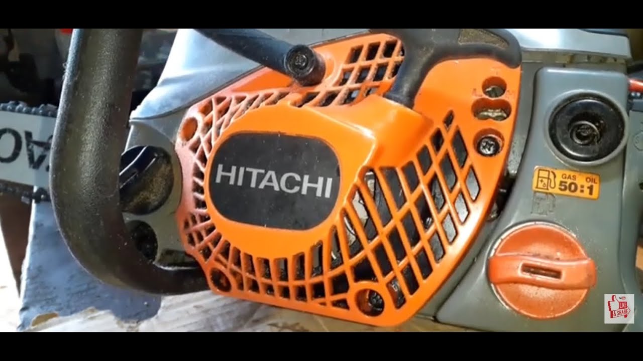 Drujbă Hitachi CS33EB reparată + alte detalii despre drujbă