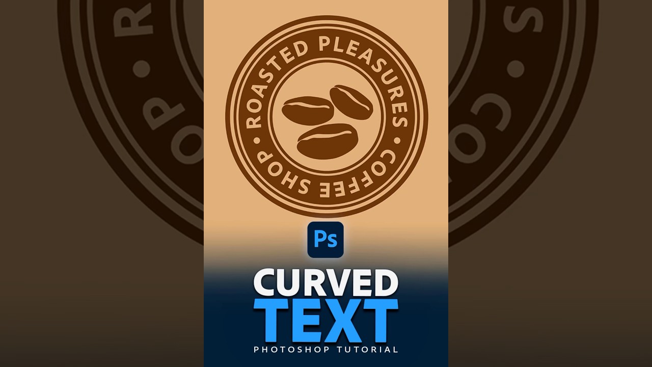 How to curve text in Photoshop