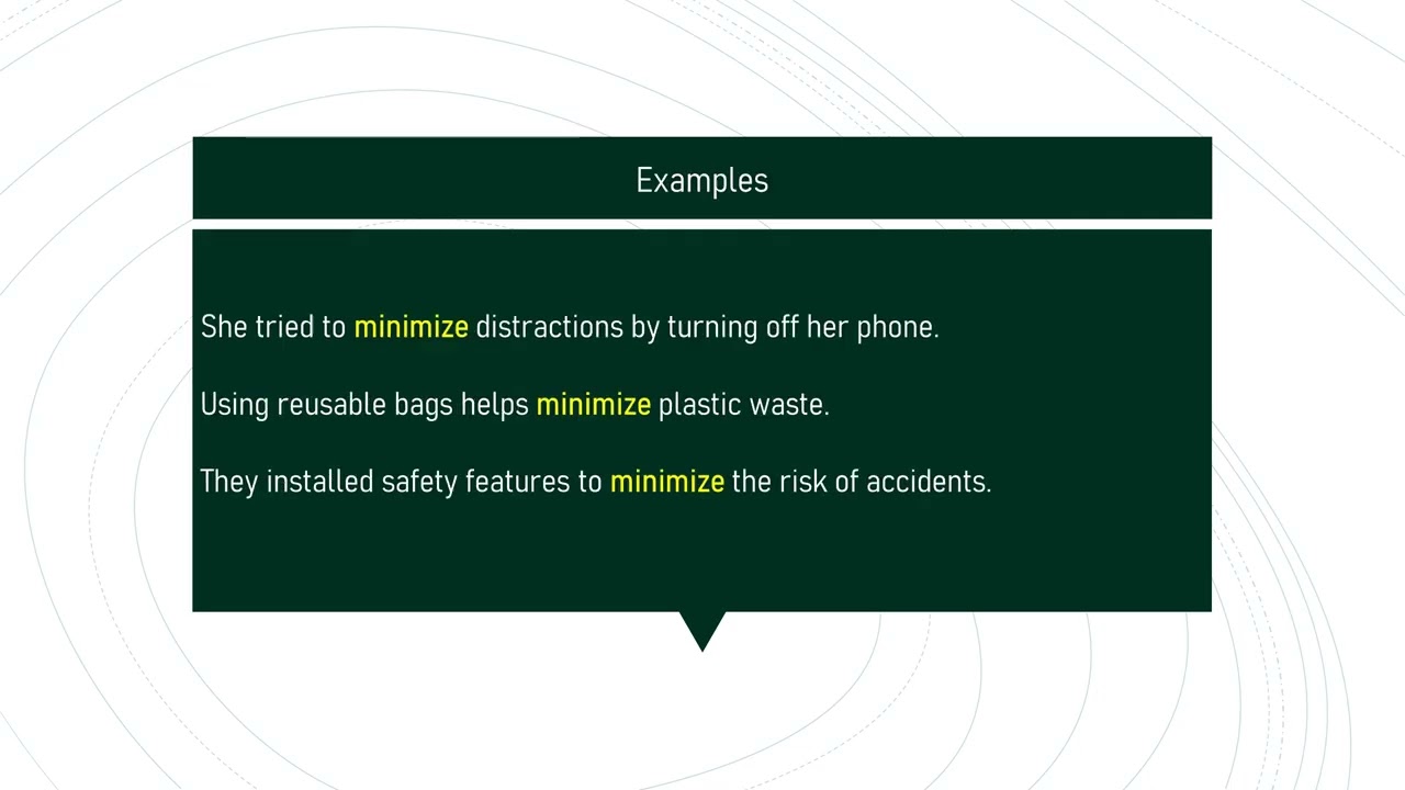 minimize # Expand Your English Vocabulary