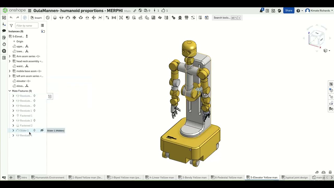 Onshape by PTC NEW Feature URDF Exporter