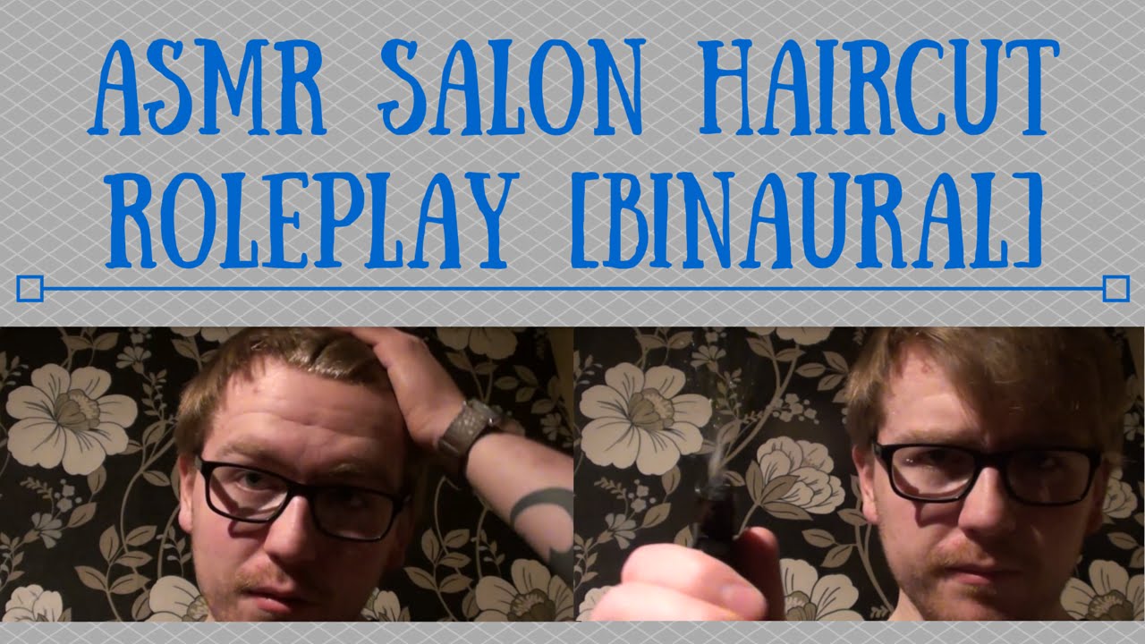 ASMR Salon Haircut Roleplay [Binaural]