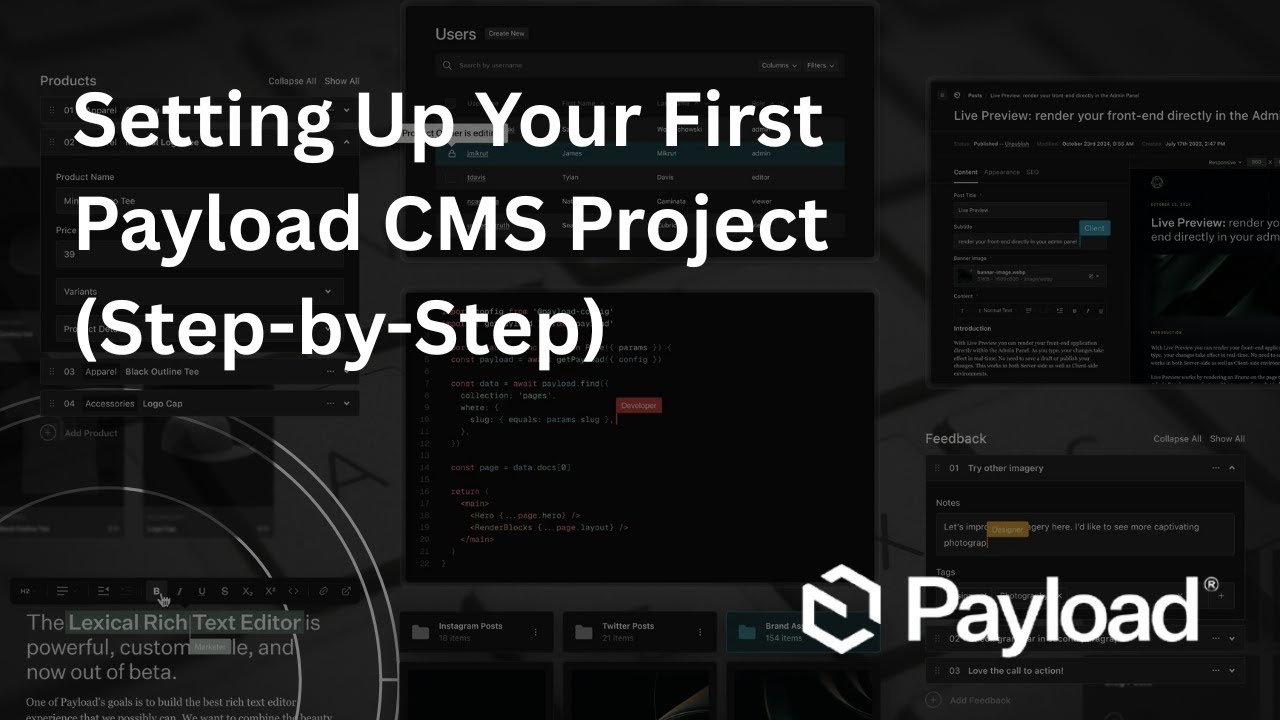 Payload CMS Tutorial for Beginners &mdash; Step by Step