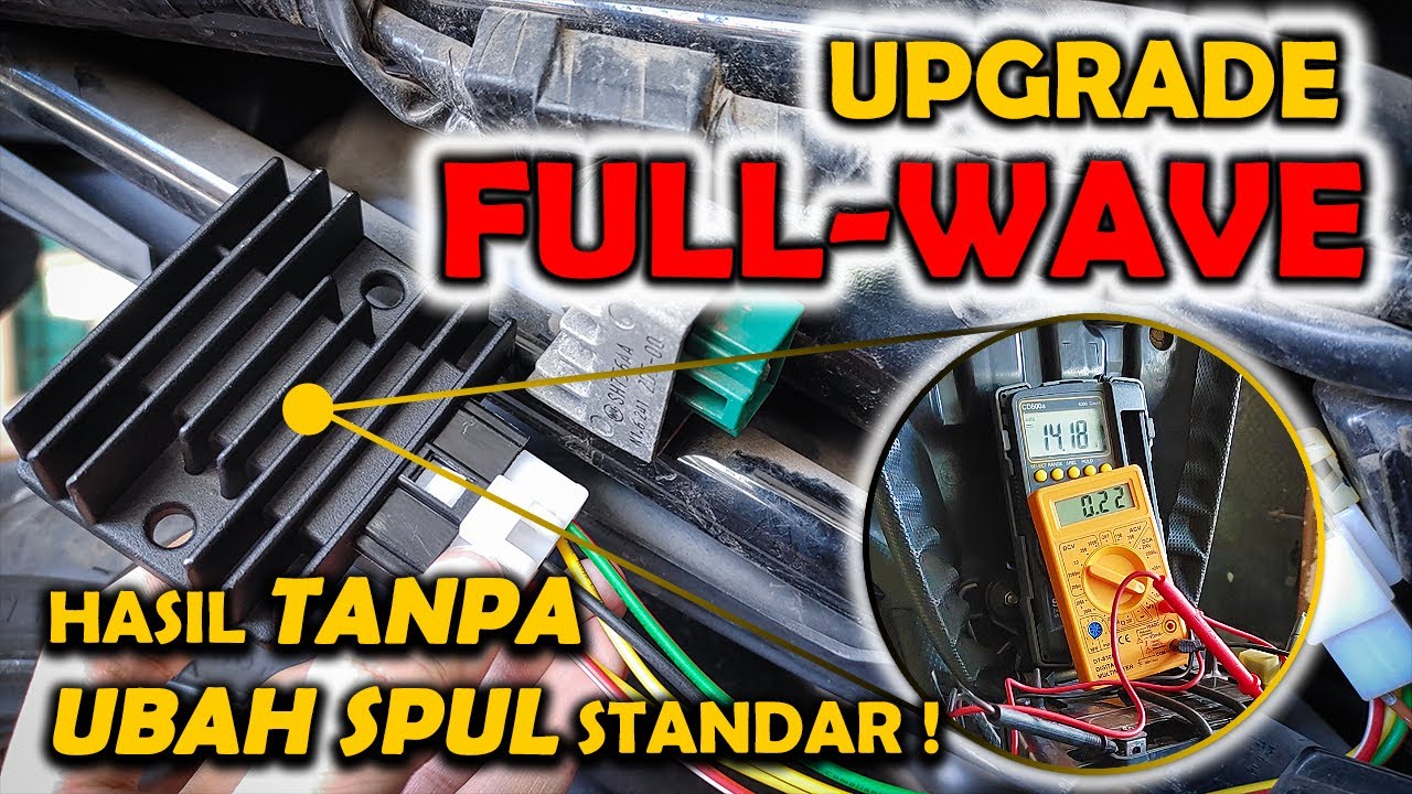 Ubah Kelistrikan Motor AC ke DC disertai Ganti Kiprok TIGER / NMAX | Full-wave New Jupiter MX 135