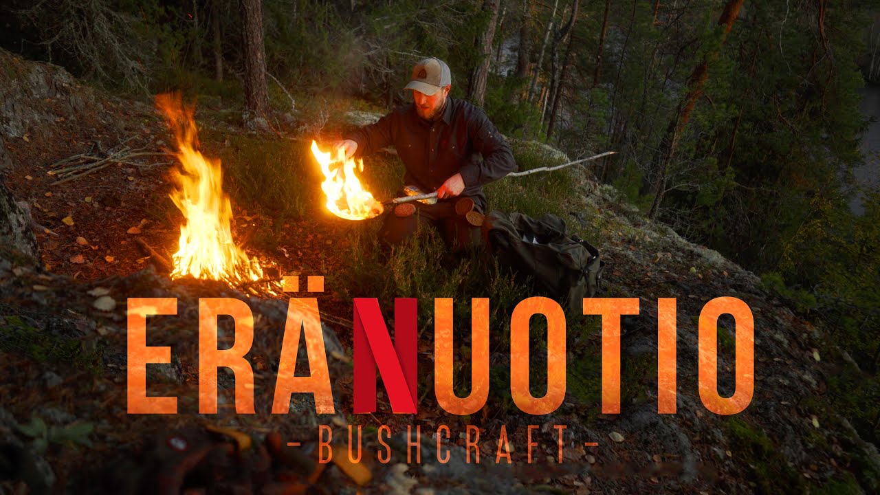 Nuotion sytyttäminen metsässä ja erähampurilaiset - RETKIRUOKAA
