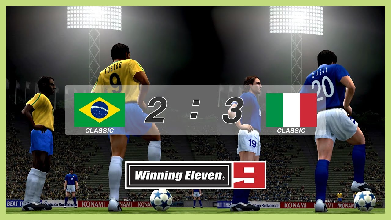 World Soccer Winning Eleven 9 Gameplay (QHD / 60FPS)