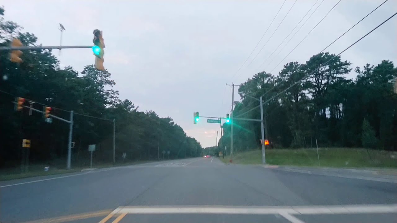 Driving from Little Egg Harbor Township to Absecon, New Jersey